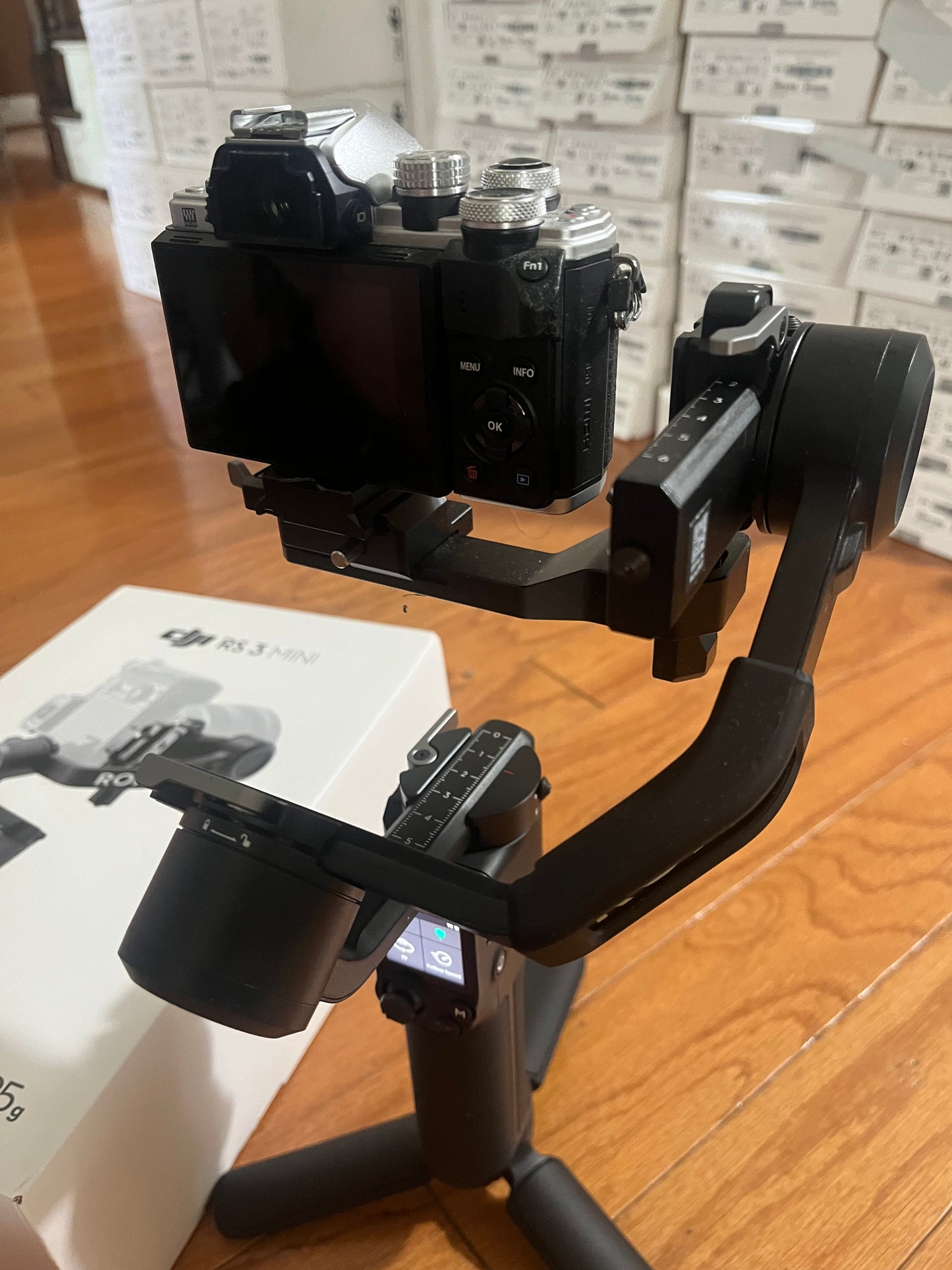 DJI - RS 3 Mini 3-Axis Gimbal Stabilizer - Black (Open box)